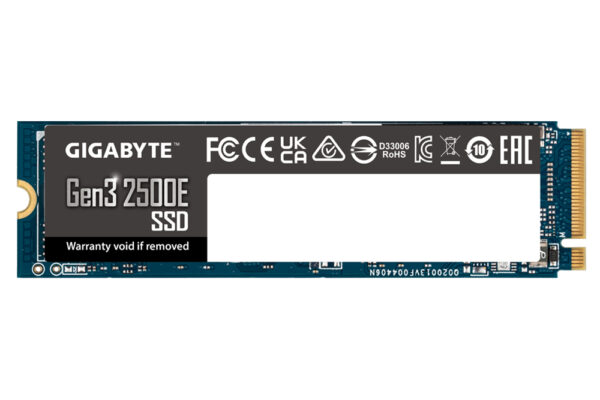 SSD GIGABYTE 2500e 500GB M.2 PCIe G325E500G PCIe 3.0 x4 NVME