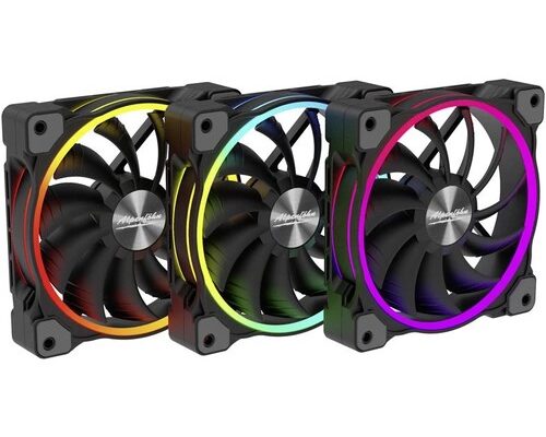PC- Gehäuselüfter EKL Alpenföhn Wingboost 3 ARGB PWM 120mm 3er Set