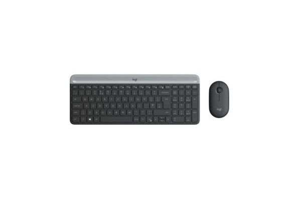 Keyboard & Mouse Logitech Wireless Combo MK470 slim black (DE) (920-009188)