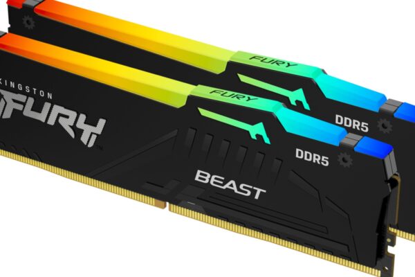 DDR5 32GB KIT 2x16GB PC 5600 Kingston FURY Beast RGB KF556C40BBAK2-32