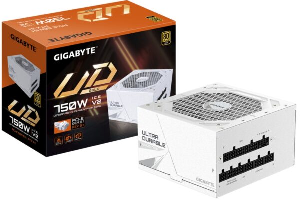 PC- Netzteil Gigabyte GP-UD750GM PG5 ICE 750W Gold White