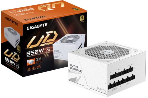 PC- Netzteil Gigabyte GP-UD850GM PG5 ICE 850W Gold White