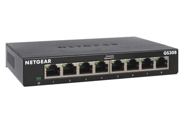 NETGEAR Switch 8-port 10/100/1000 GS308-300PES