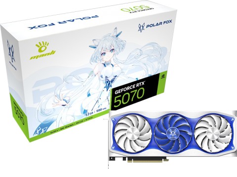 Manli GeForce RTX 5070 12GB Polar Fox OC V2