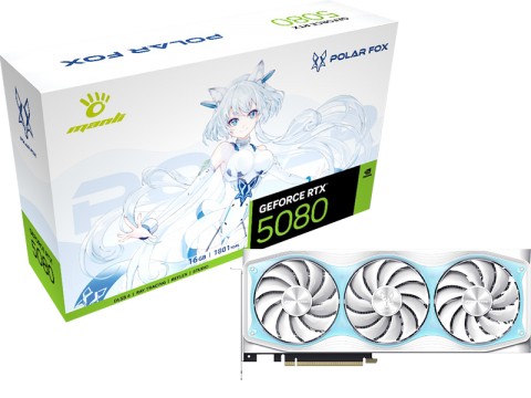 Man GeForce RTX 5080 16GB Polar Fox OC V2