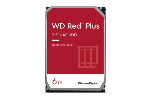HDD WD Red Plus WD60EFPX 6TB/8,9/600 Sata III 256MB (D)