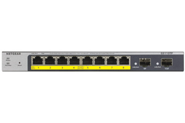 NETGEAR Switch Desktop Gigabit Smart 8-port 10/100/1000 GS110TP-300EUS