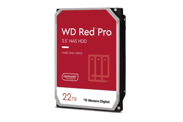 HDD WD Red Pro WD221KFGX 22TB/8,9/600/72 Sata III 512MB (D) (CMR)