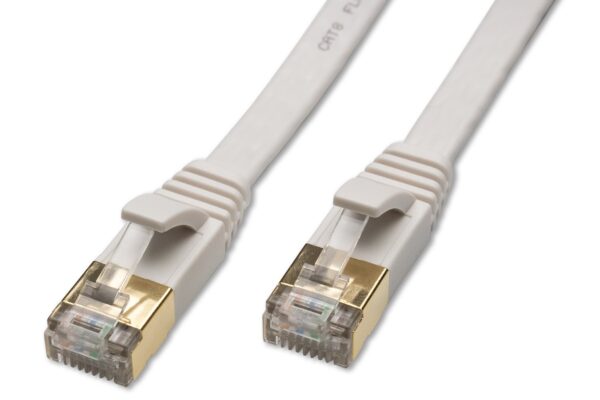 Patchkabel CAT 8 für Netzwerk, LAN und Ethernet 2m weiß
