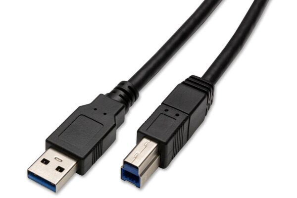 USB A-Stecker B-Stecker schwarz 2m USB-A auf USB-B