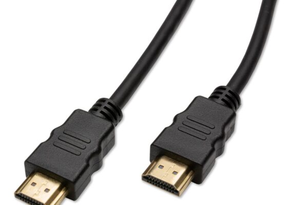 HDMI zu HDMI schwarz 4K 60Hz 2m HighSpeed vergoldete Stecker