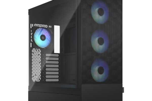 Fractal Pop XL Air RGB TG Clear Tint – schwarz