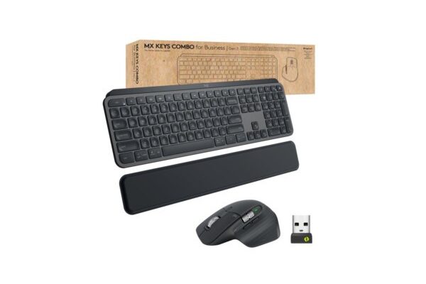 Keyboard & Mouse Logitech MX Keys Combo for Business Wireless black (DE) (920-010926)