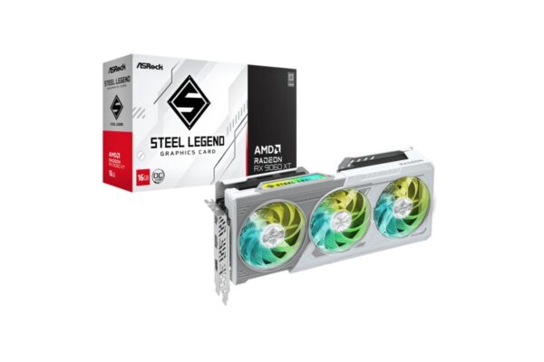 ASRock Radeon RX 9060 XT 16GB Steel Legend OC