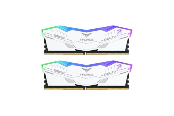 DDR5 32GB KIT 2x16GB PC 6000 Team T-Force Delta RGB CL30 FF8D532G6000HC30DC01 weiß