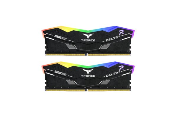 DDR5 32GB KIT 2x16GB PC 6000 Team T-Force Delta RGB CL30 FF7D532G6000HC30DC01 schwarz