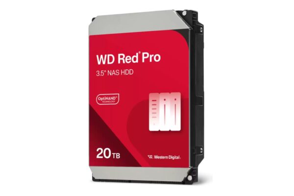 HDD WD Red Pro WD202KFGX 20 TB – intern – 3.5 (D)