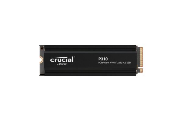 SSD Crucial 1TB P310 CT1000P310SSD5 PCIe M.2 NVME PCIe 4.0 x4 mit HS