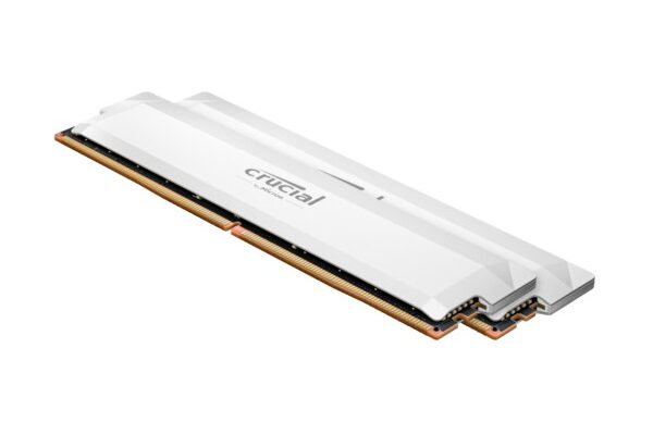 DDR5 64GB KIT 2x32GB PC 6000 Crucial PRO Overclocking Edition CP2K32G60C40U5W weiß