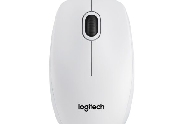 Mouse Logitech B100 Optical USB Mouse white (910-003360)