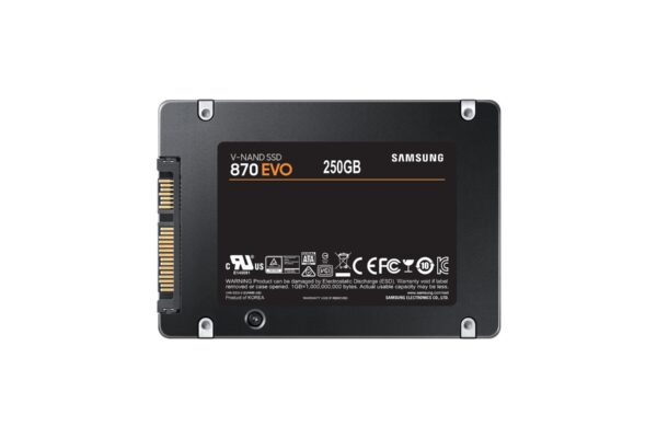 SSD Samsung 870 EVO 250GB Sata3  MZ-77E250B/EU