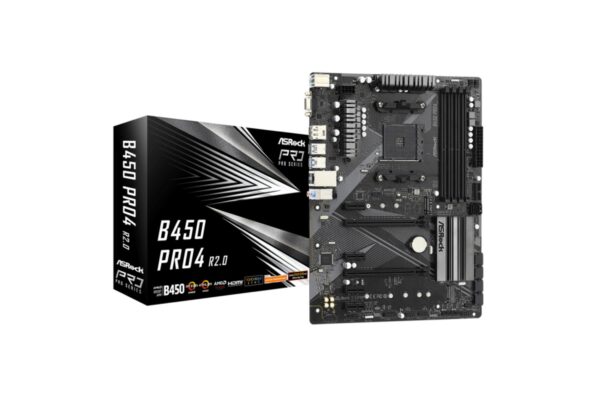ASROCK B450 PRO4 R2.0 (AM4) (D)