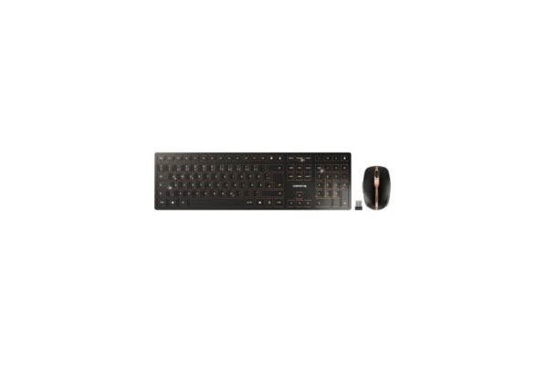 Keyboard & Mouse Cherry Slim Wireless Combo DW9100 black (DE) (JD-9100DE-2)