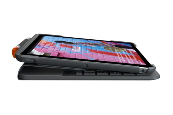 Keyboard Logitech Slim Folio gray (DE) (920-009474)