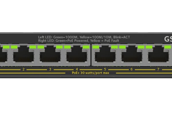 NETGEAR Plus Switch 8-port 10/100/1000 GS308EP-100PES