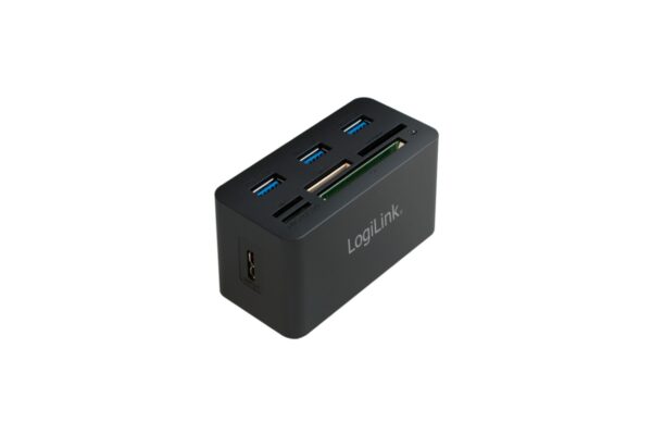 LogiLink USB 3.0-Hub mit AIO-Kartenleser – CR0042