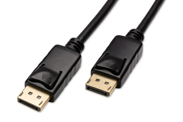 Kabel Displayport zu Displayport schwarz 4K 60Hz 1m HighSpeed DP zu DP