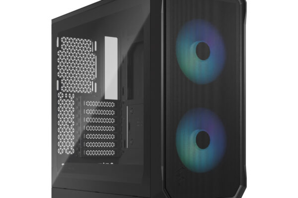 PC- Gehäuse Fractal Focus 2 RGB TG Clear Tint – schwarz