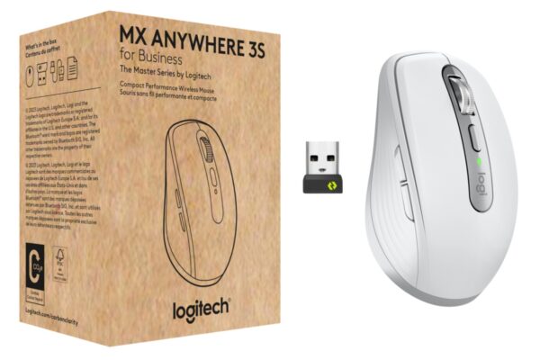 Mouse Logitech MX Anywhere 3S for Business Wireless white (910-006959)