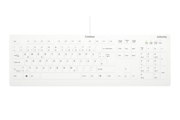 Keyboard Contour Medical ACTIVE KEY AK-C8112 wired white (DE) (AK-C8112-U1-W/DE)