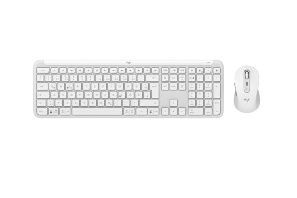 Keyboard & Mouse Logitech Wireless Combo MK950 slim white (DE) (920-012484)