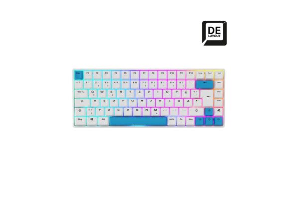 Keyboard Sharkoon Skiller SGK50 S3 PBT White