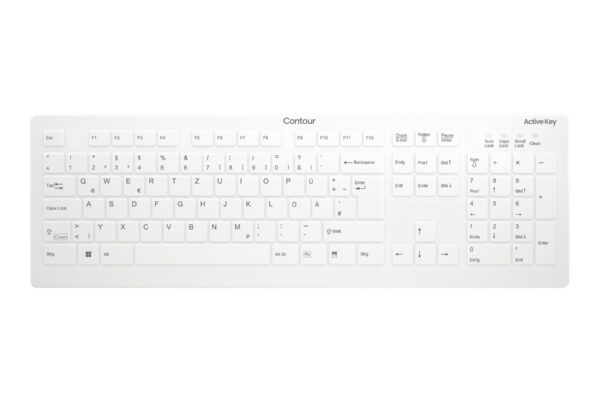 Keyboard Contour Medical ACTIVE KEY AK-C8112 Wireless white (DE) (AK-C8112-FU1-W/DE)