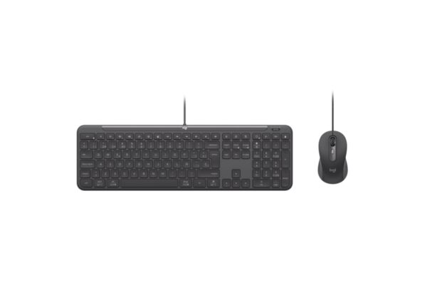 Keyboard & Mouse Logitech Wired Combo MK620 fro Business graphite (DE) (920-013343)