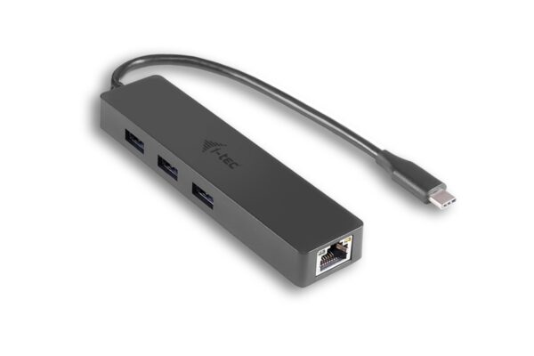 i-tec USB-C Slim HUB 3-Port mit Gigabit Ethernet Adapter C31GL3SLIM