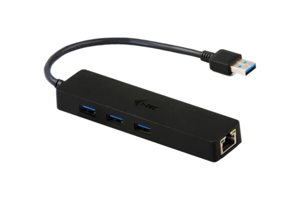 i-tec USB-C Slim HUB 3-Port mit Gigabit Ethernet Adapter U3GL3SLIM