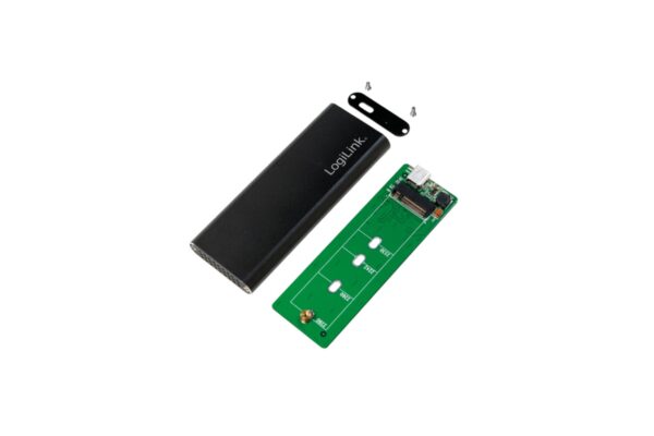 SSD Gehäuse LogiLink Speichergehäuse M.2 Card USB 3.1 UA0314