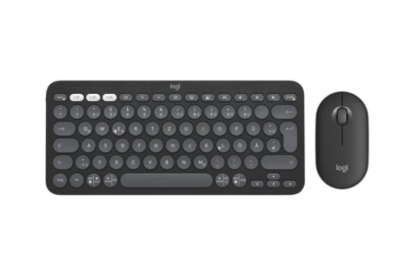 Keyboard & Mouse Logitech Wireless Combo Pebble 2 graphite (DE) (920-012203)