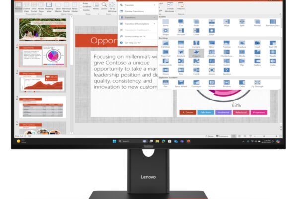 TFT Lenovo ThinkVision T27-40 68.6 cm (27)HDMI,VGA,DisplayPort