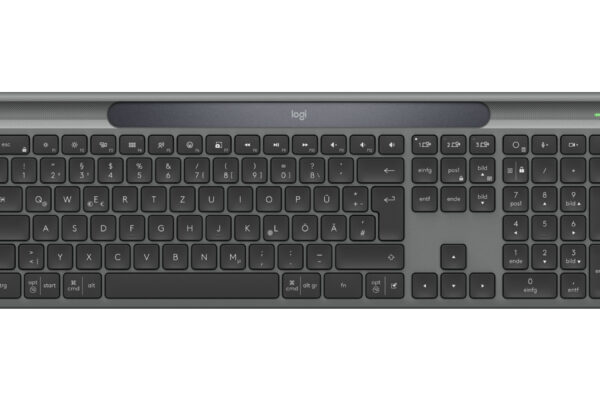 Keyboard Logitech K980 Signature Slim Solar+ Wireless Graphite (DE) (920-013757)