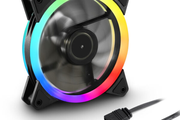 Cooler Sharkoon Shark Blades PWM 120mm RGB Fan black 4044951034307