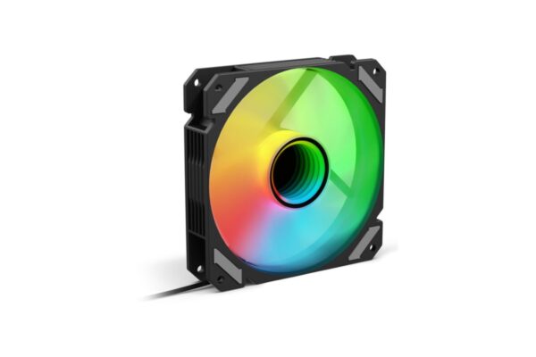 Cooler Sharkoon SHARK Mirror PWM RGB Fan120mm, schwarz 4044951042449
