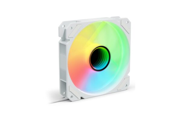 Cooler Sharkoon SHARK Mirror PWM RGB Fan120mm, weiß 4044951042456