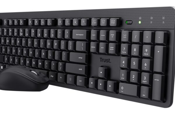 Keyboard & Mouse Trust Wired Combo Ody II black (DE) (25021)