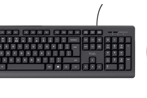 Keyboard & Mouse Trust TKM-250 wired black (DE) (23978)