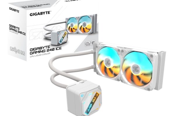 Cooler Gigabyte Gaming 240I ICE Wasserkühlung weiss AIO Wasserkühlung GP-GIGABYTE GME 240I